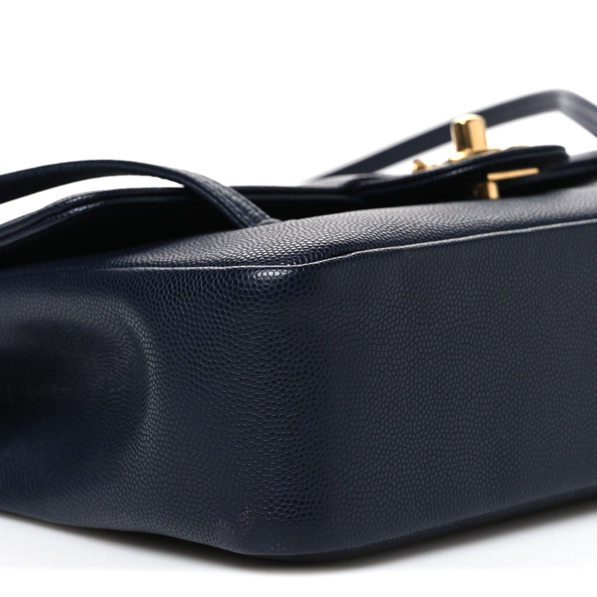 Chanel Shiny Caviar Preppy Coco Small Flap Dark Blue 8 of 10