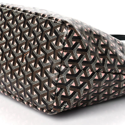 Goyard Goyardine Saint Louis Claire Voie PM Black Pink 9 of 9