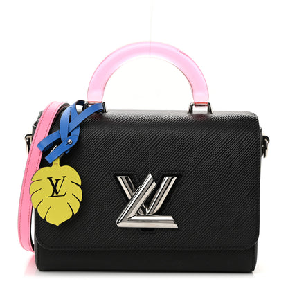 Louis Vuitton Epi Twist Short Handle Shoulder Bag Black Rose 1 of 15