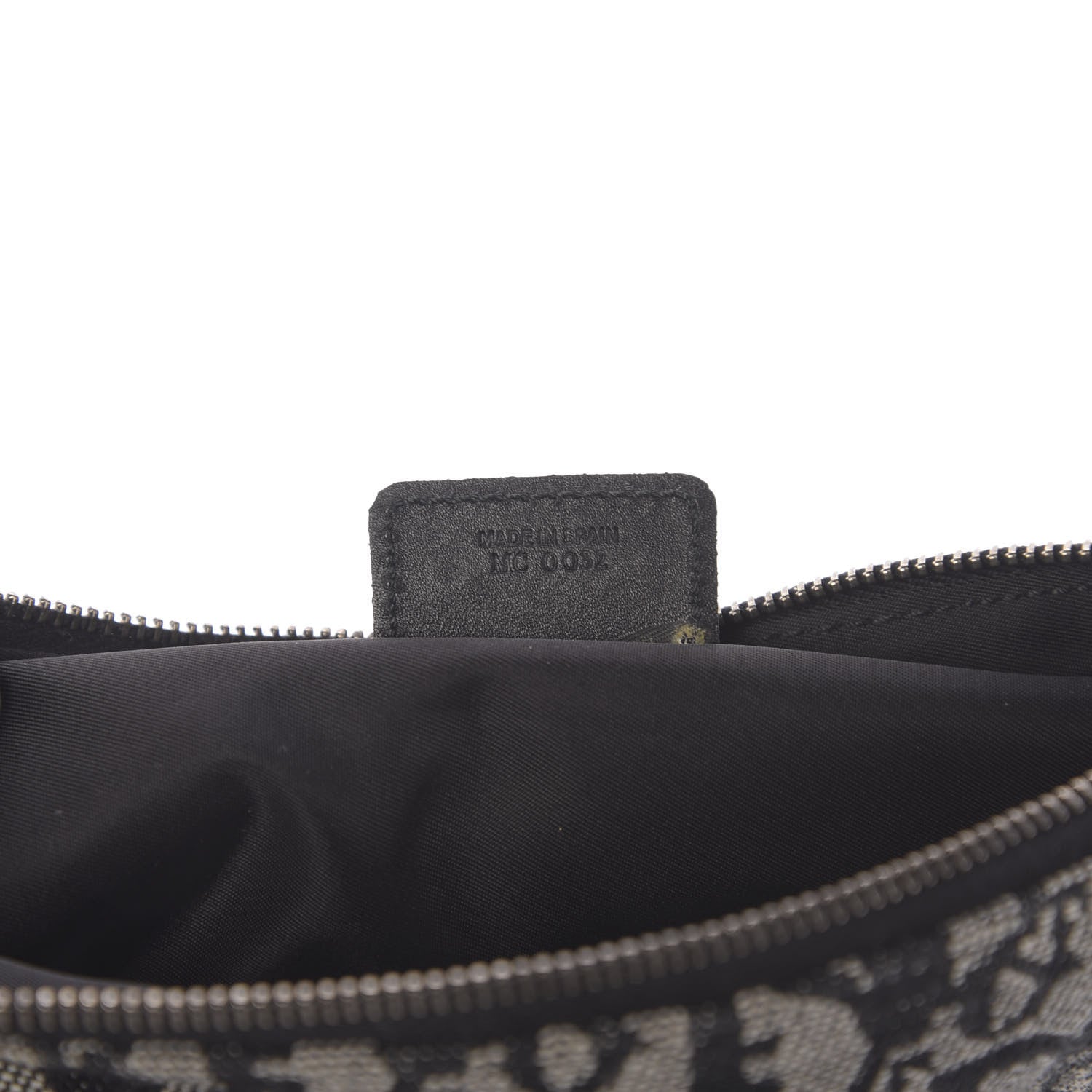 Christian Dior Monogram Mini Saddle Pochette Black 7 of 10