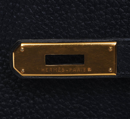 Hermes Fjord Kelly Retourne 32 Bleu Marine 15 of 29