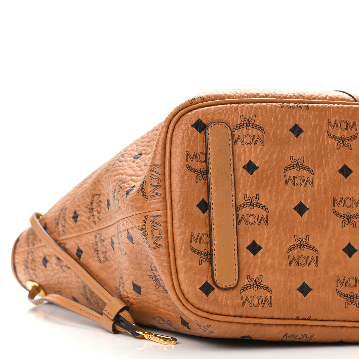Visetos Medium Project Reversible Shopper Tote Cognac