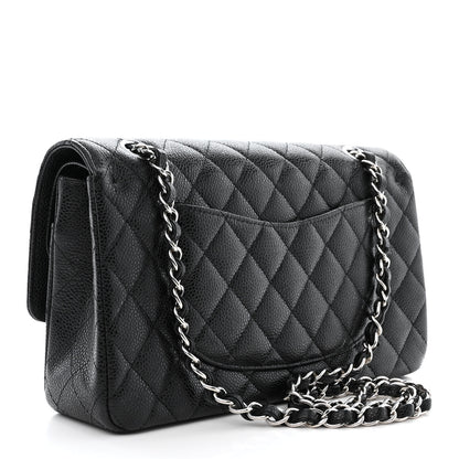 Chanel Caviar Quilted Medium Double Flap Black 3 of 11