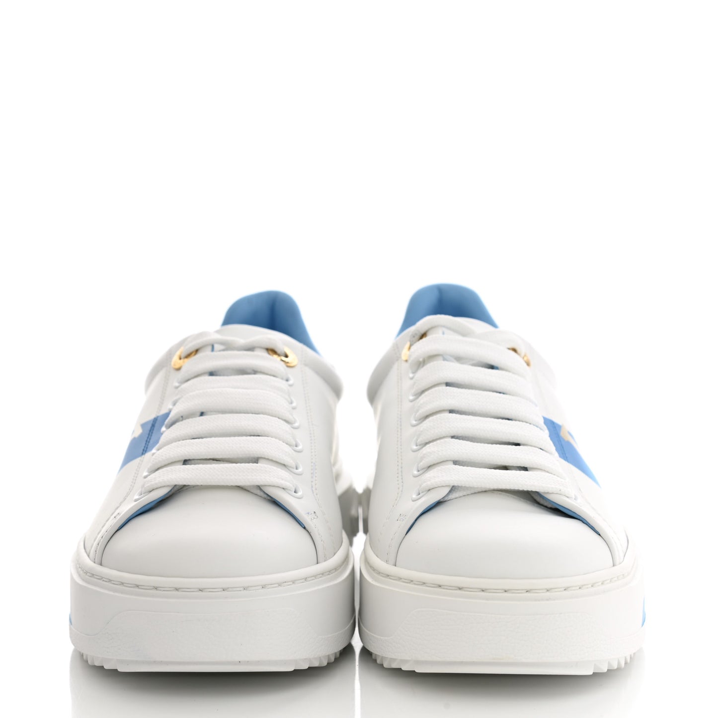 Monogram Time Out Sneakers 36 Blue