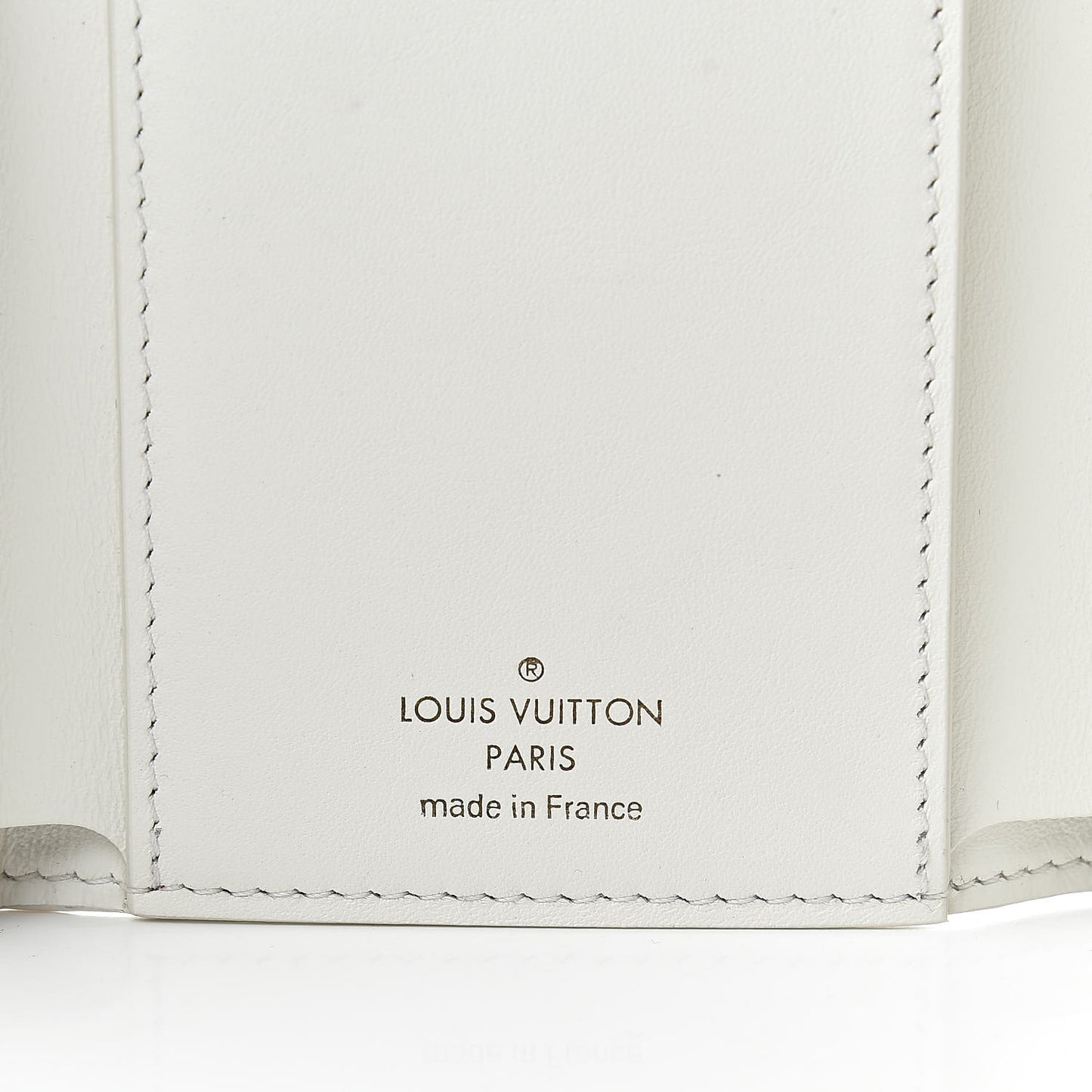 Taurillon Capucines Compact Wallet White