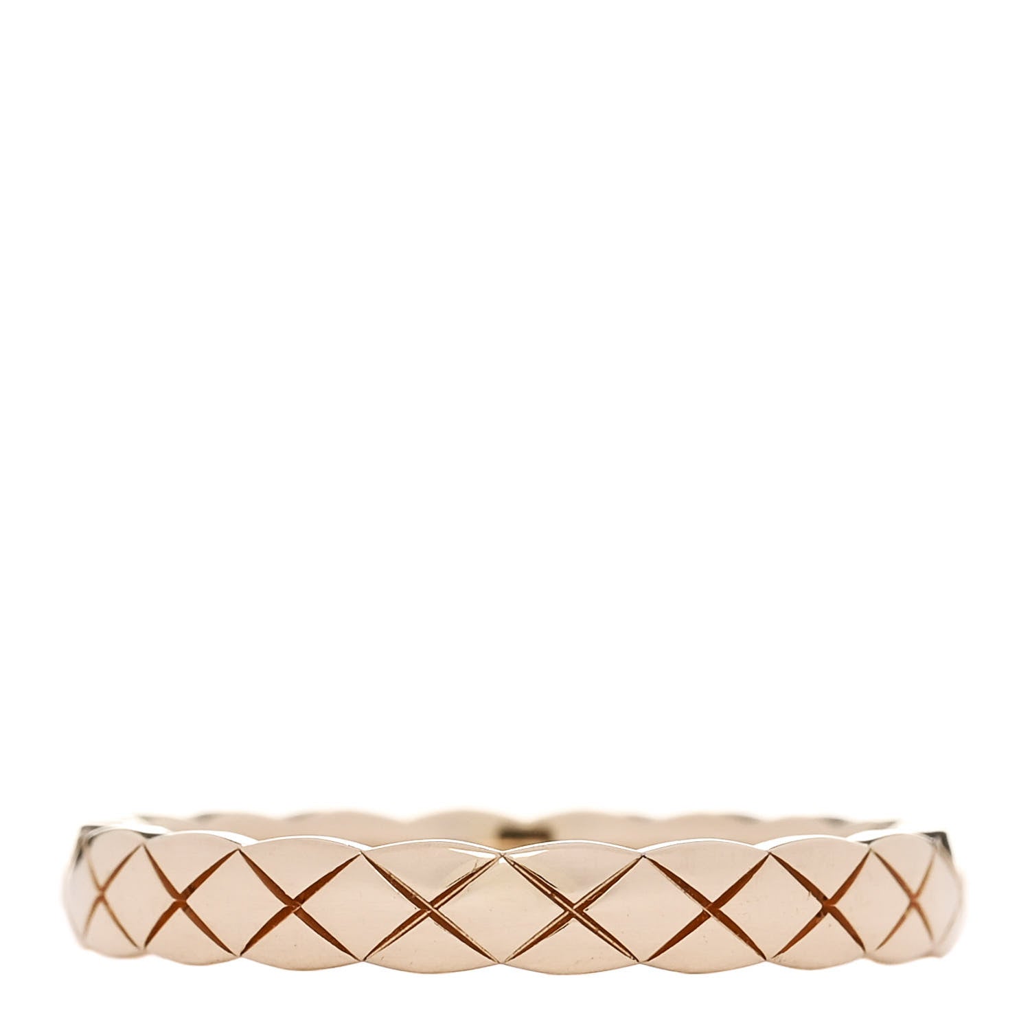 Chanel 18K Beige Gold Mini Coco Crush Ring 59 8.75 1 of 4