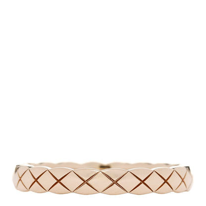 Chanel 18K Beige Gold Mini Coco Crush Ring 59 8.75 1 of 4