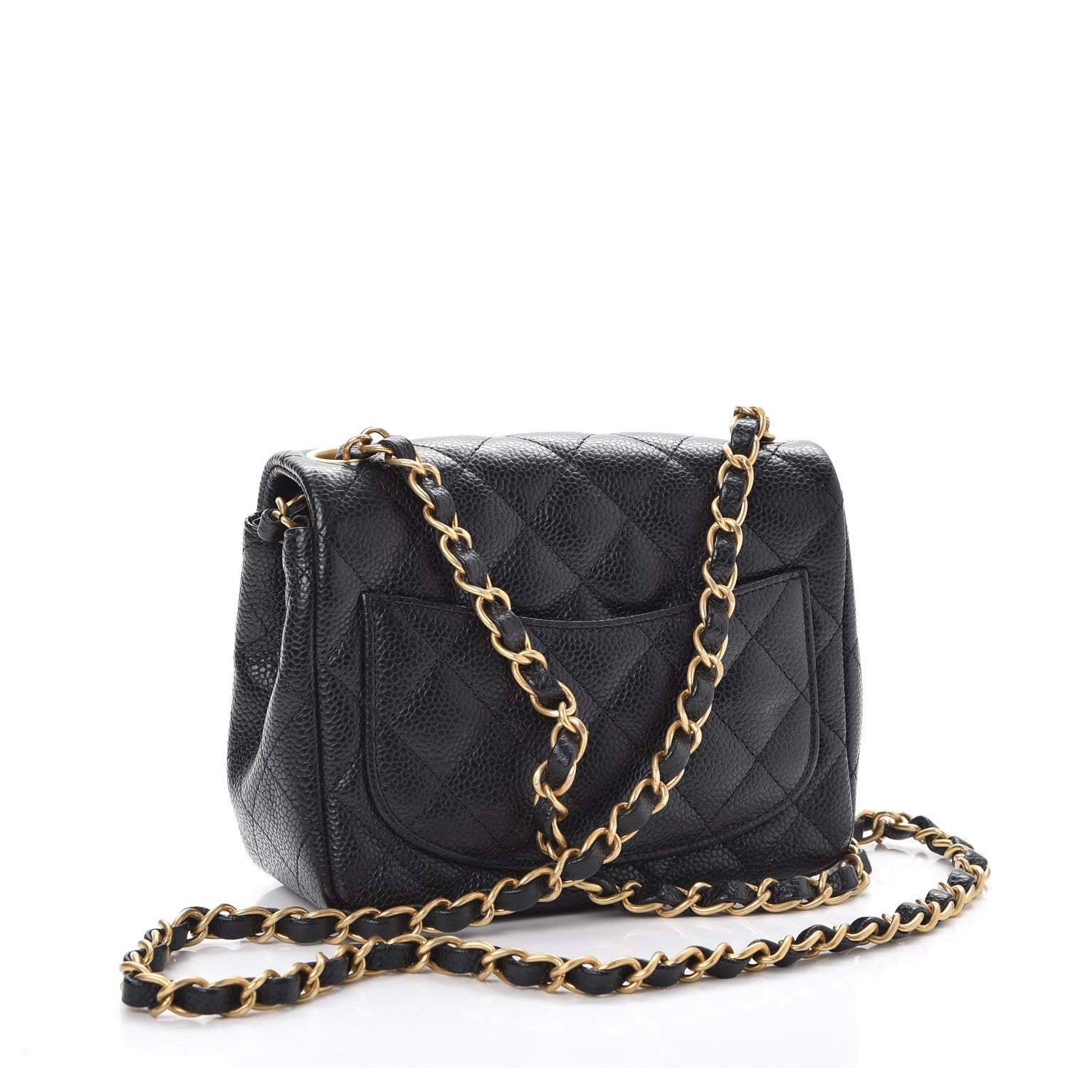 Chanel Caviar Quilted Mini Square Flap Black 3 of 7