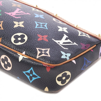 Louis Vuitton Monogram Multicolor Pochette Accessories Black 5 of 8