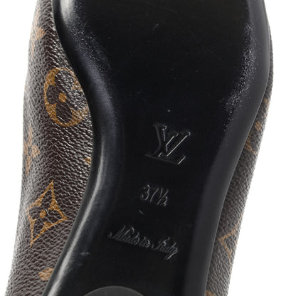 Louis Vuitton Patent Monogram Fetish Ballerina Flats 37.5 9 of 10