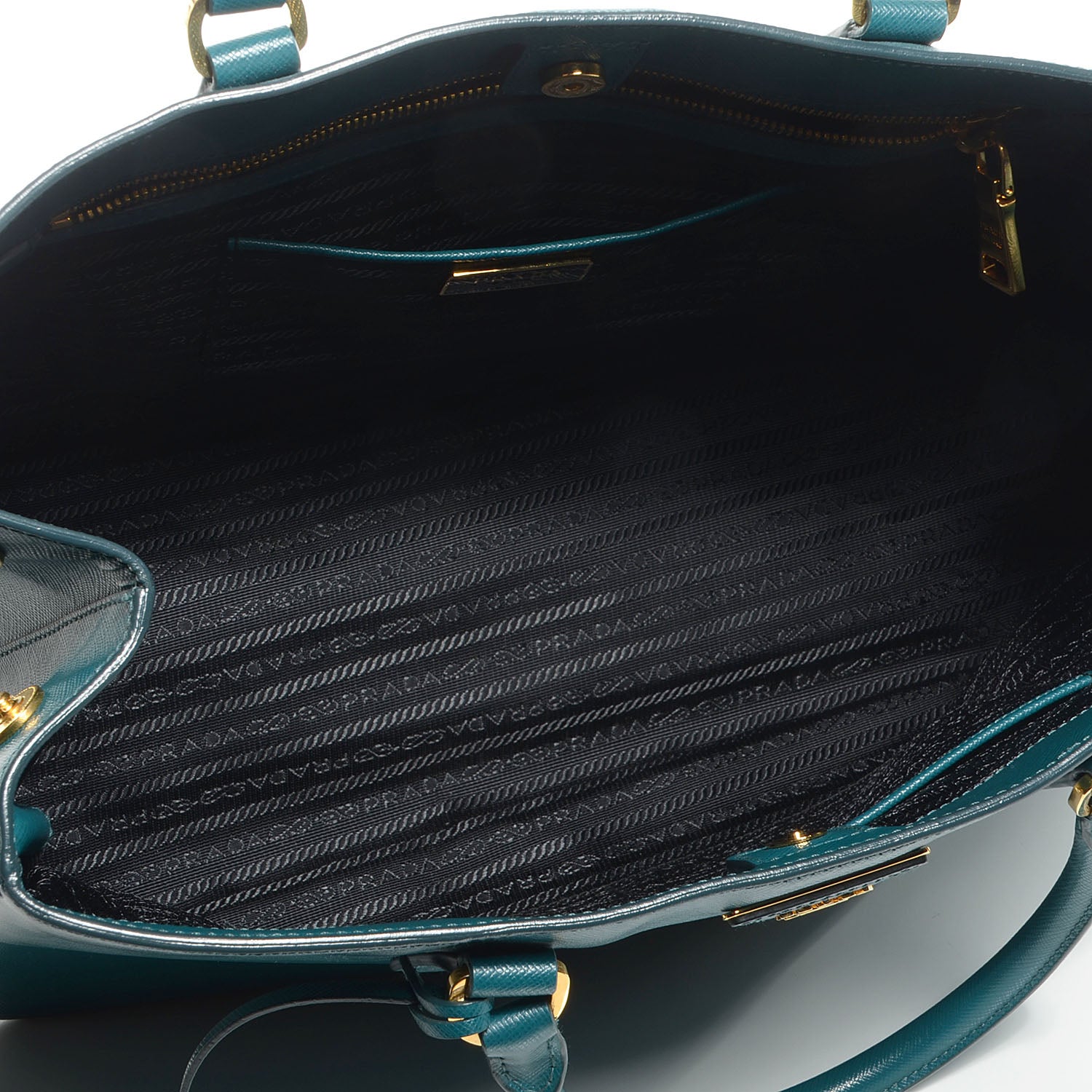 Prada Saffiano Lux Large Tote Ottanio 12 of 12