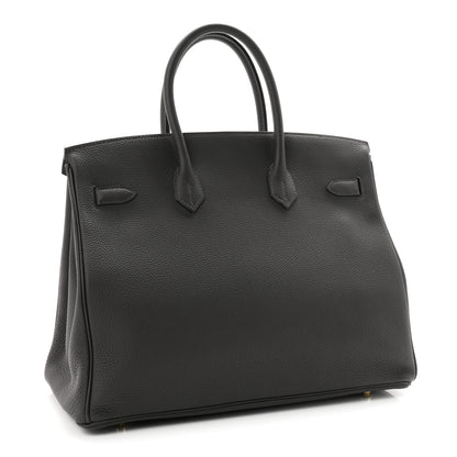 Hermes Togo BIRKIN 35 Graphite 3 of 11