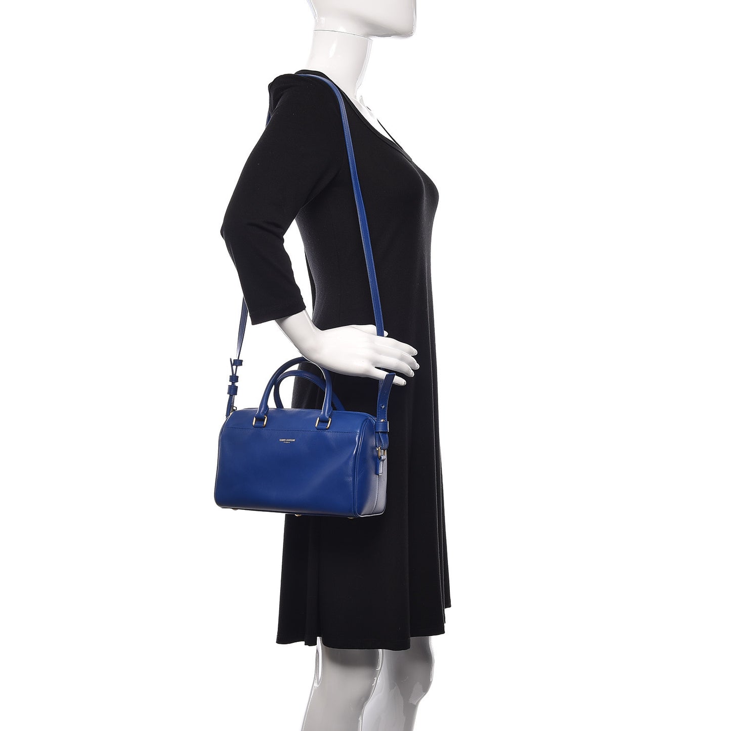 Calfskin Classic Baby Duffle Blue