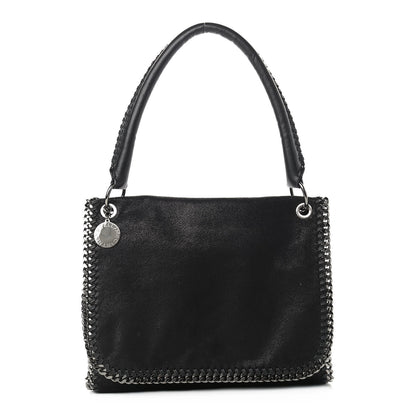 Stella McCartney Shaggy Deer Falabella Top Handle Shoulder Bag Black 1 of 11