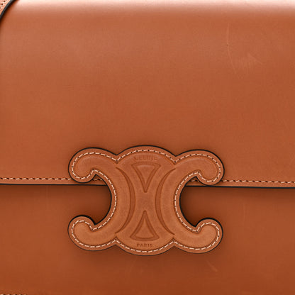 Celine Natural Calfskin Triomphe Tan 10 of 12