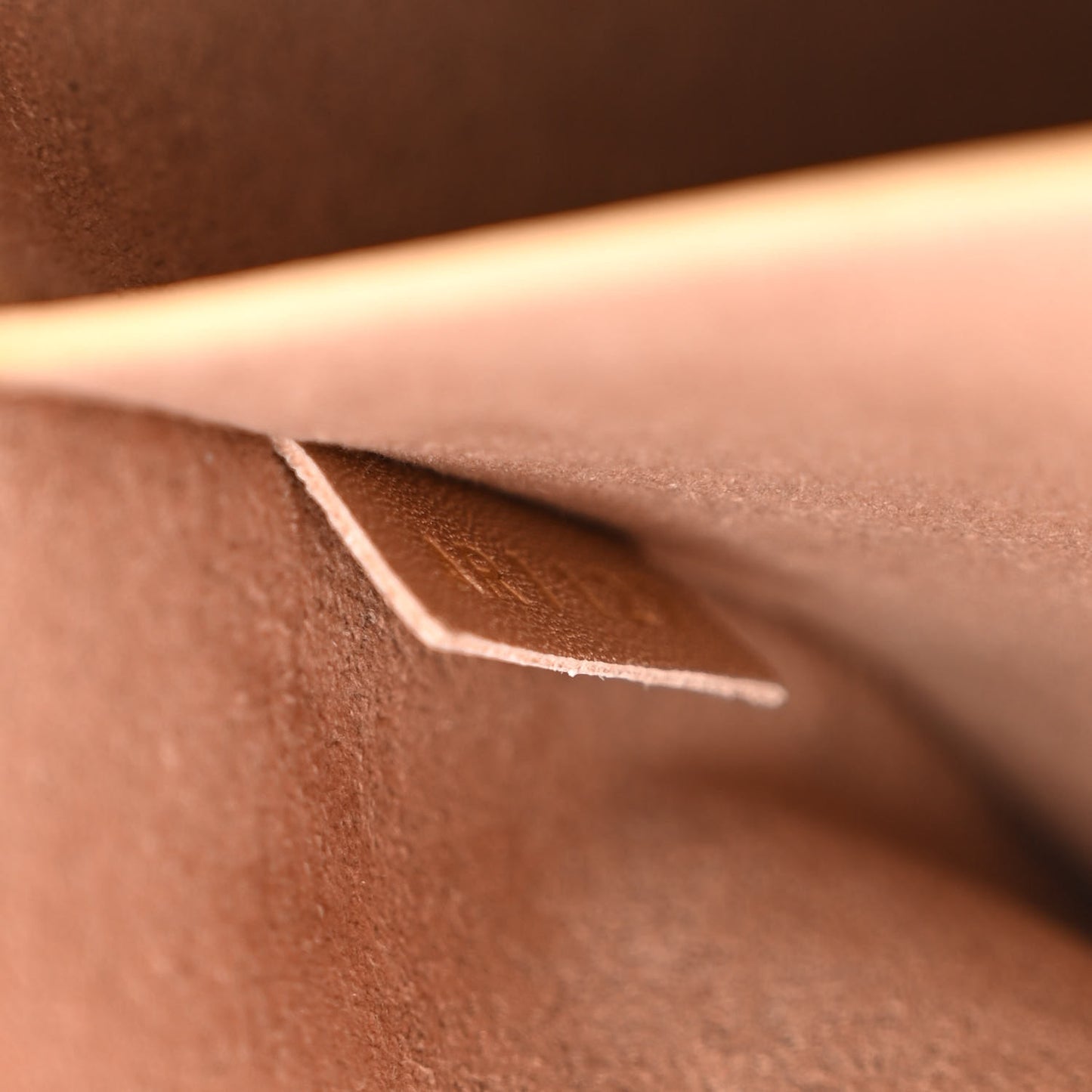 Metallic Calfskin Love Note Gold