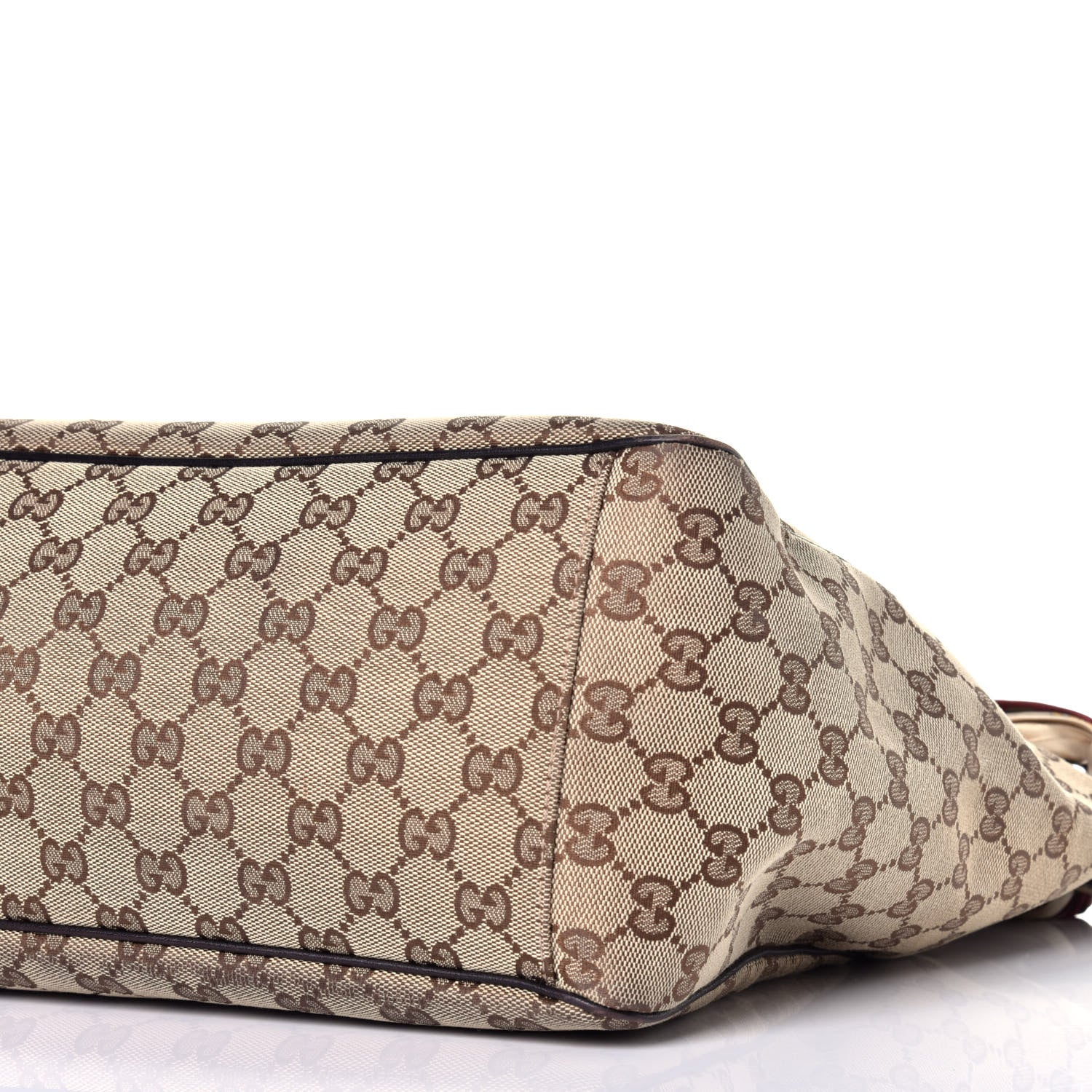 Gucci Monogram Large Positano Tote Brown 9 of 9