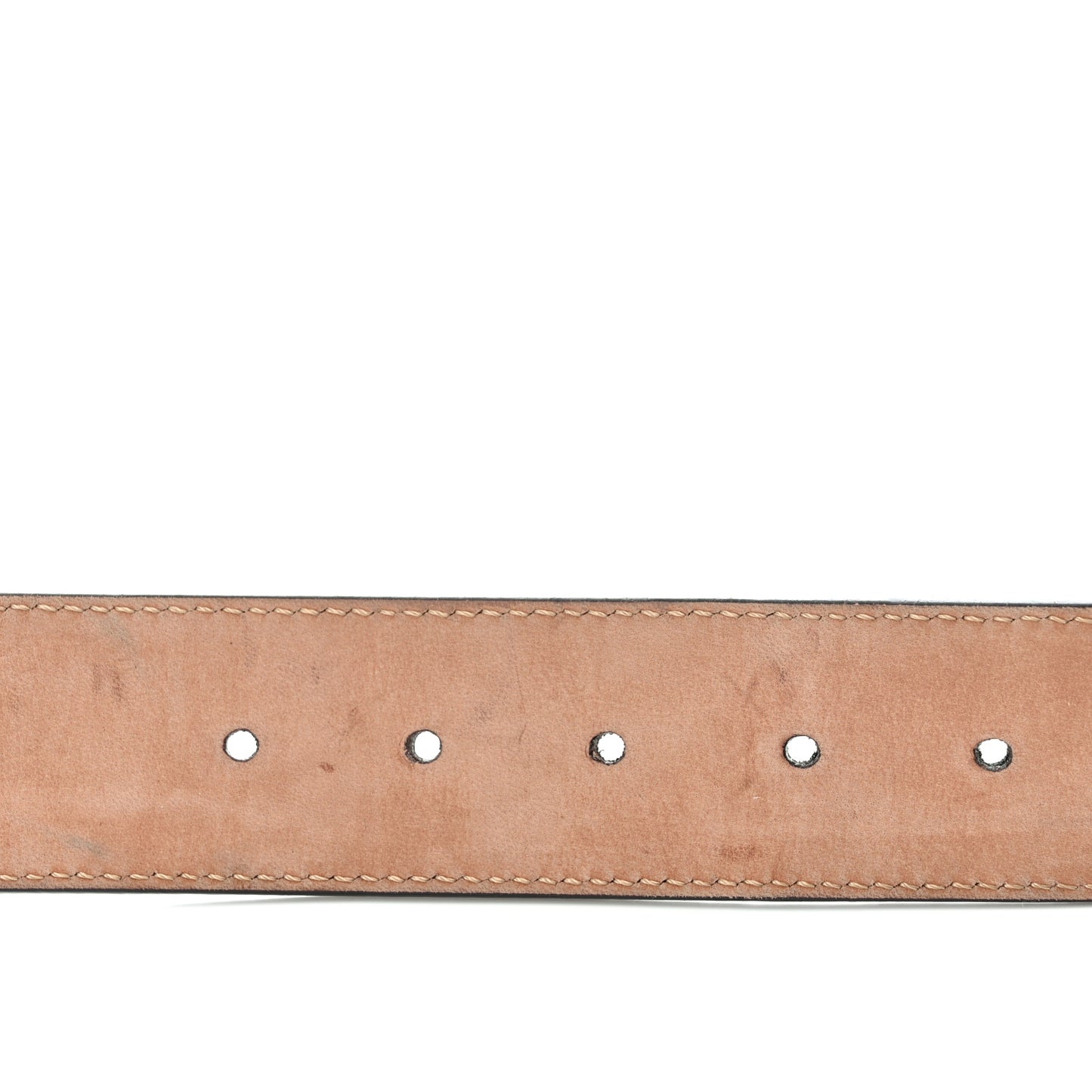 Calfskin F is Fendi FF 1974 Embossed Belt 80 32 Black