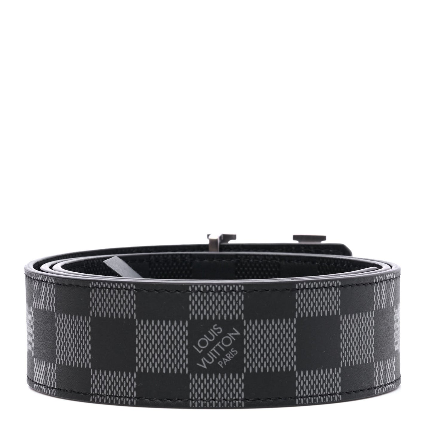 Damier Infini 40mm LV Initiales Belt 90 36 Black