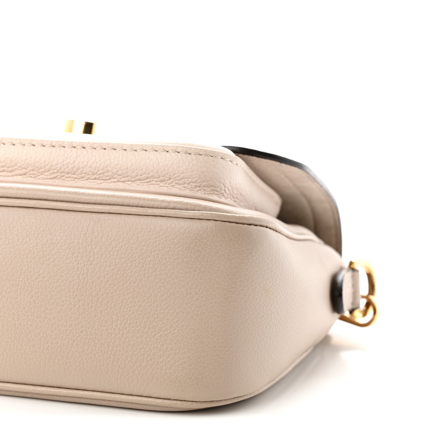 Grained Calfskin Lockme Tender Greige