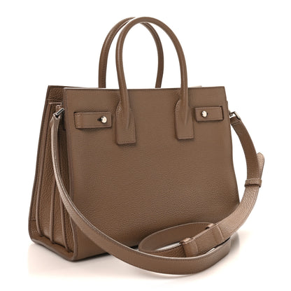 Saint Laurent Grained Calfskin Baby Sac De Jour Souple Dark Beige 4 of 12