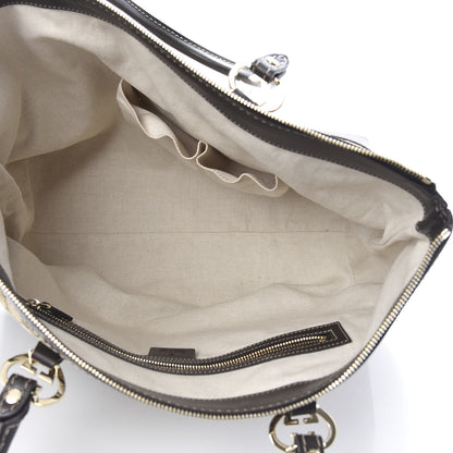 Gucci Monogram Lovely Heart Tote Brown 5 of 12