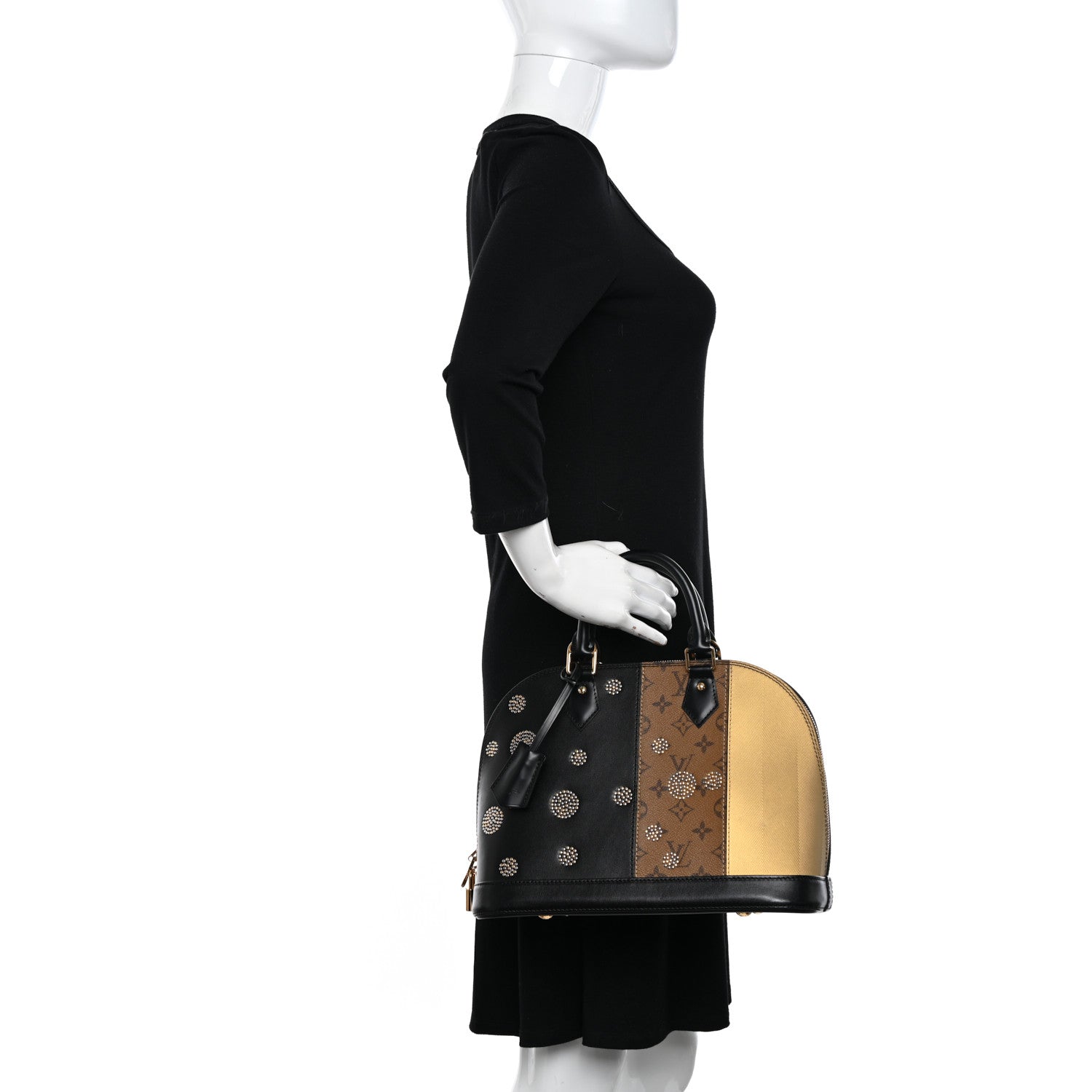 Louis Vuitton Reverse Monogram Studded Night Lights Alma PM 2 of 9