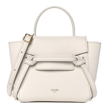 Celine Grained Calfskin Pico Belt Bag Rice 1 of 11