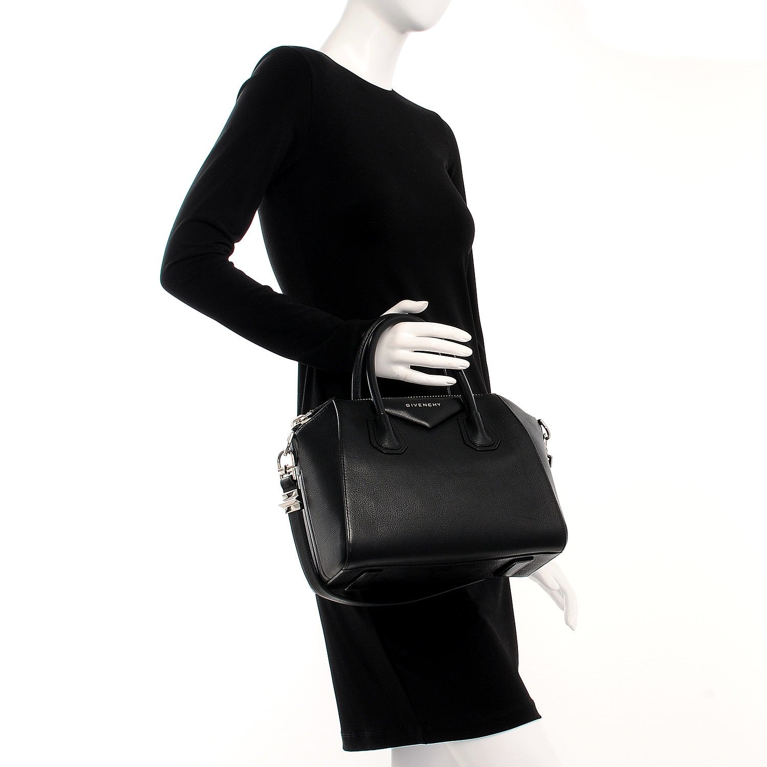 Givenchy Sugar Goatskin Small Antigona Black 3 of 9