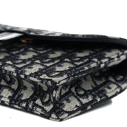 Christian Dior Oblique Saddle Belt Bag Blue 10 of 12