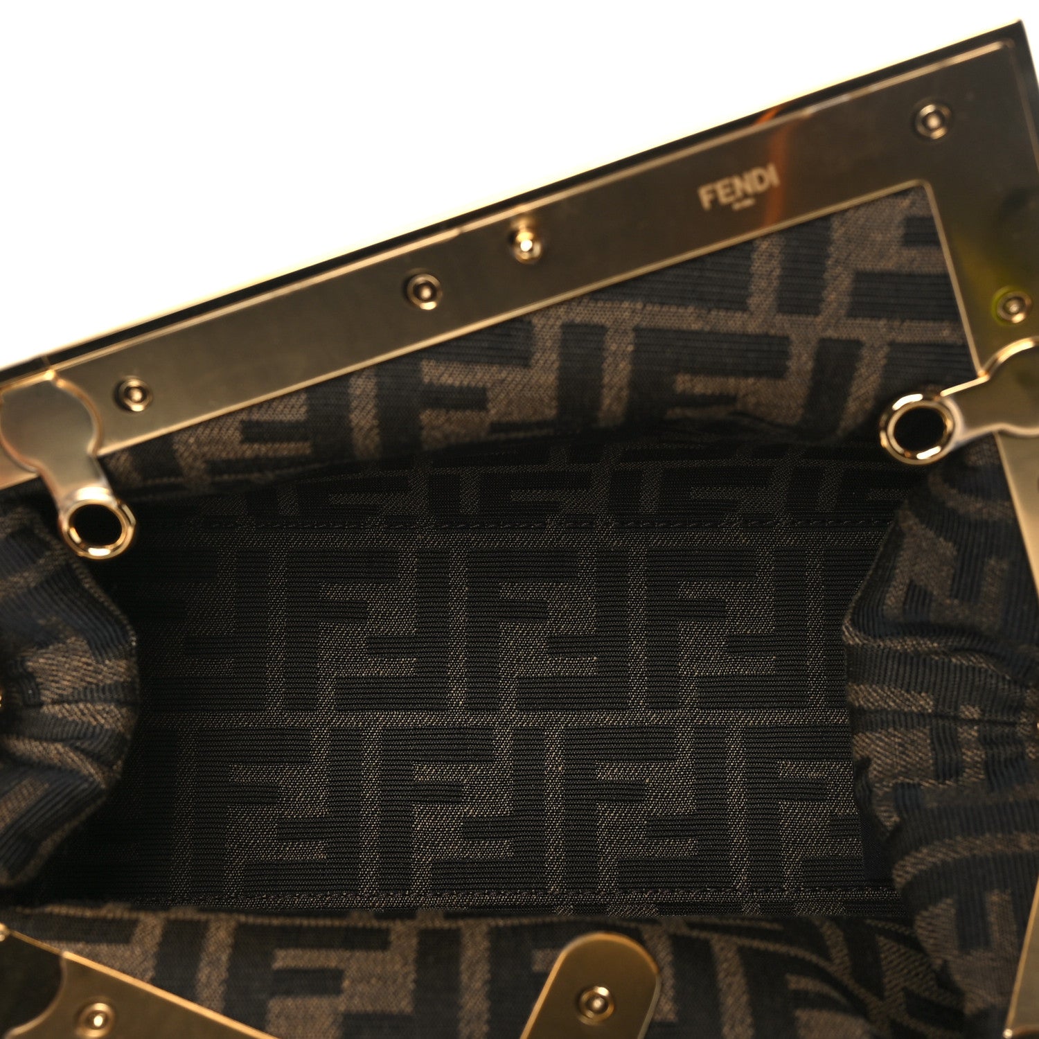 Fendi Shiny Nappa Small Fendi First Ghiaia 5 of 10