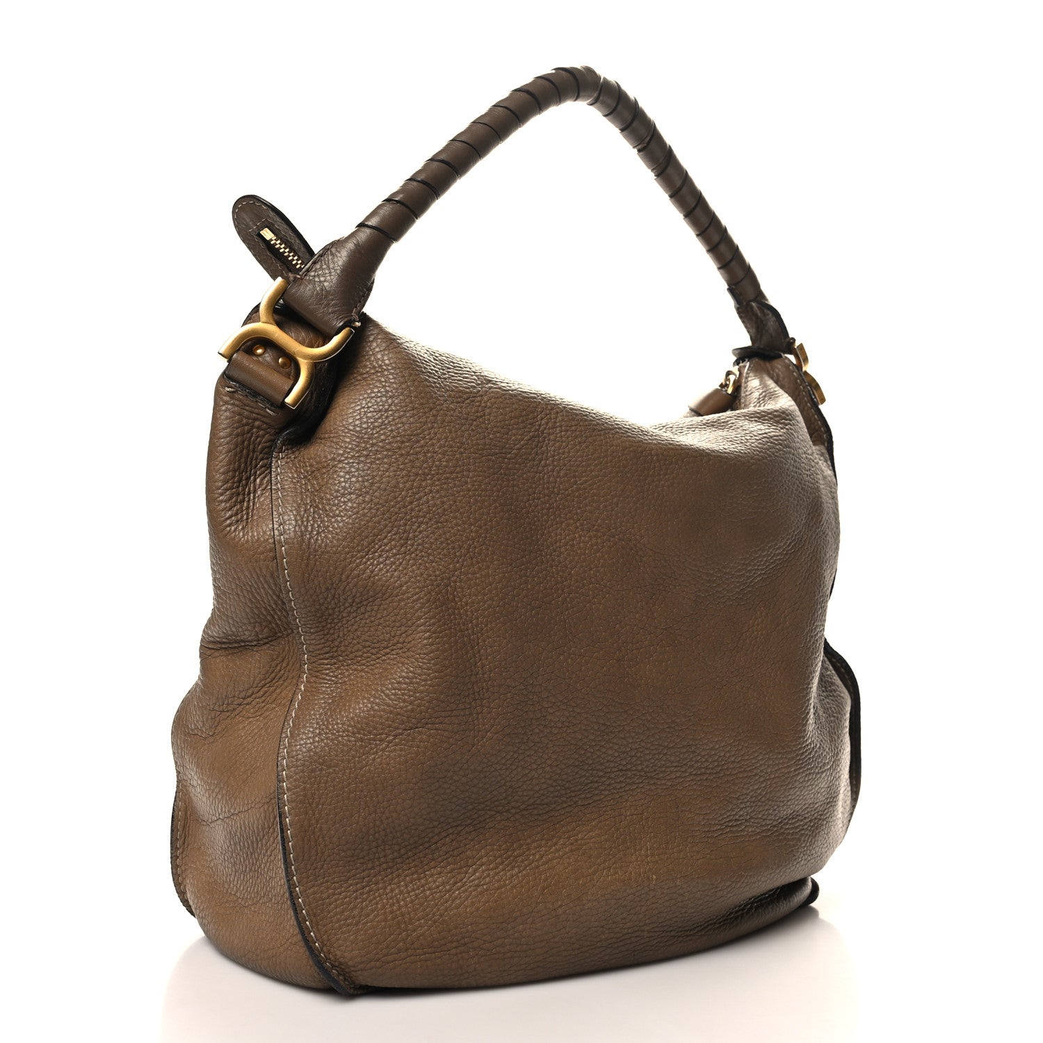 Chloe Calfskin Medium Marcie Hobo Nut 3 of 12
