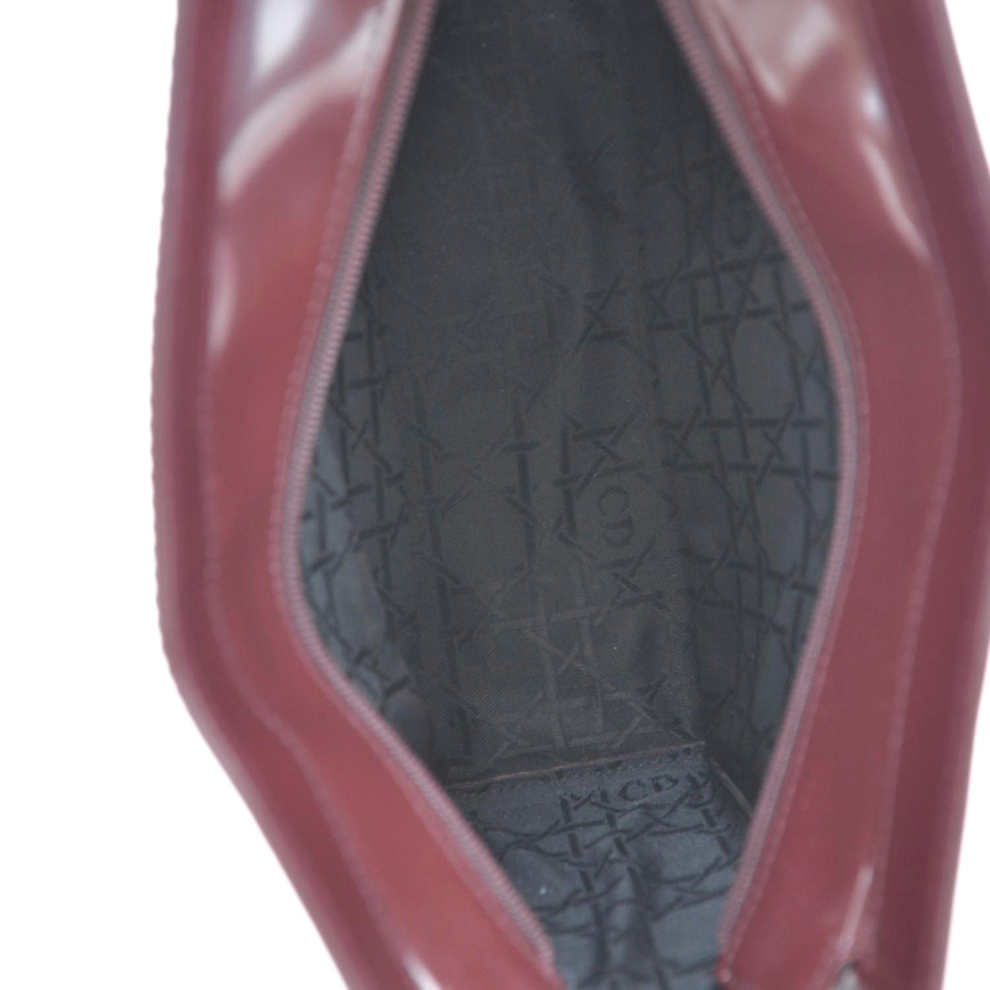 Leather Trousse Cosmetic Bag Rouge
