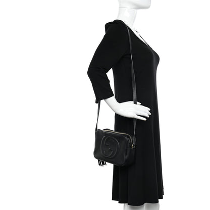 Gucci Pebbled Calfskin Small Soho Disco Bag Black 2 of 11