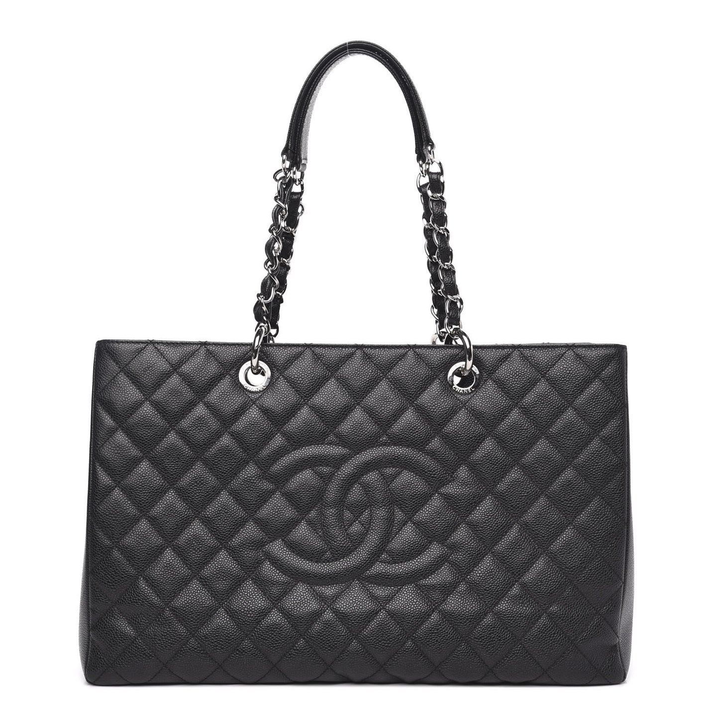 Caviar Quilted XL Grand Shopping Tote GST Black