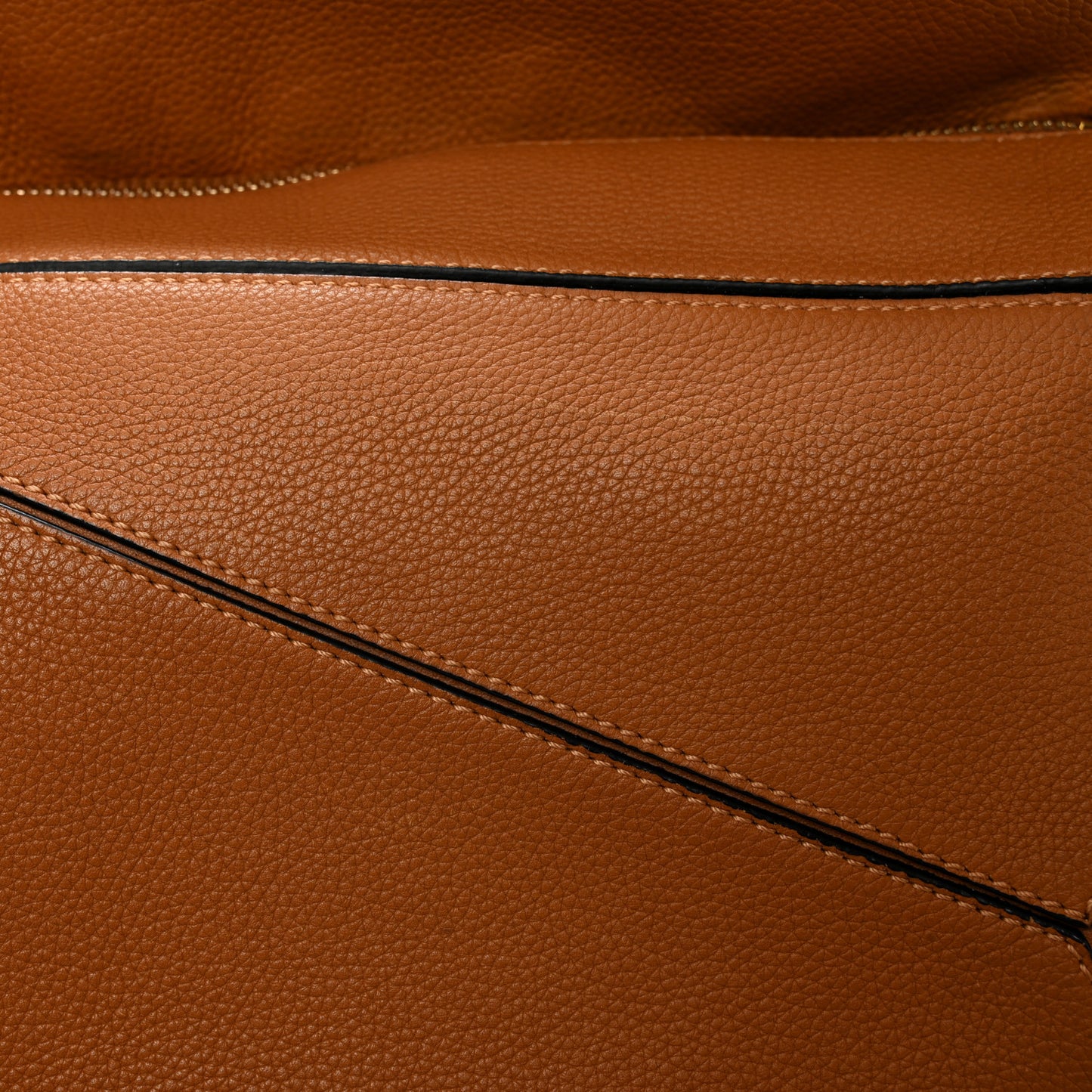 Calfskin Medium Puzzle Bag Tan