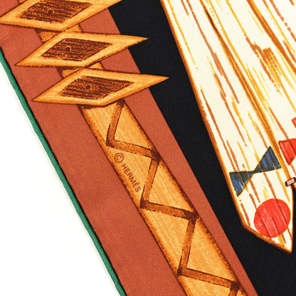 Hermes Silk Cosmogonie Apache Scarf 90 3 of 4