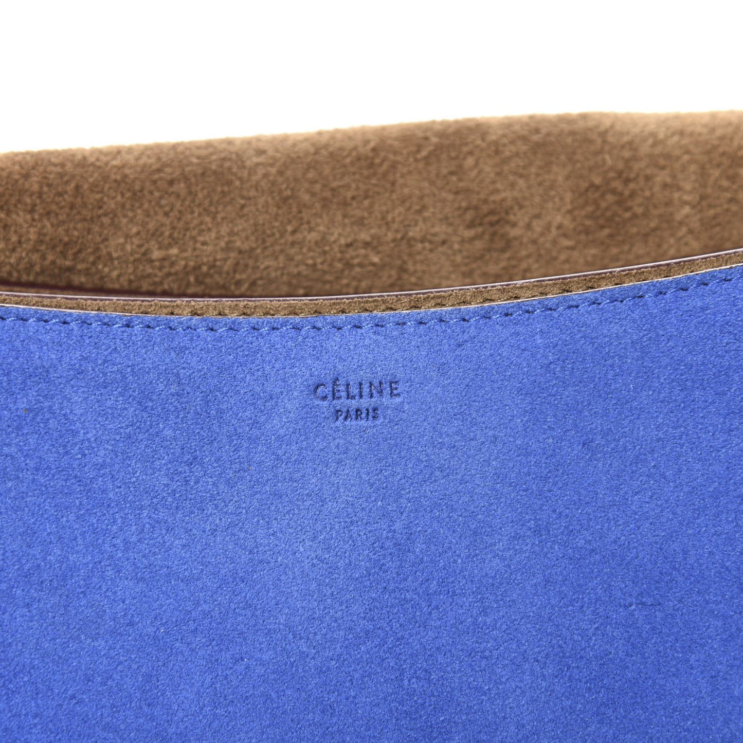 Smooth Calfskin Suede Medium Tri-Color Diamond Shoulder Bag Multi