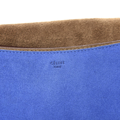 Celine Smooth Calfskin Suede Medium Tri-Color Diamond Shoulder Bag Multi 6 of 10