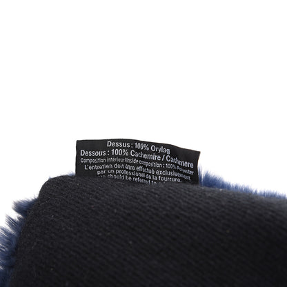 Chanel Orylag Cashmere CC Pillow Blue 3 of 7
