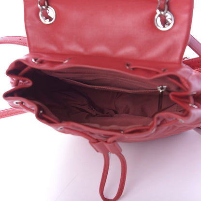 Chanel Lambskin Quilted Small Urban Spirit Backpack Red 4 of 10