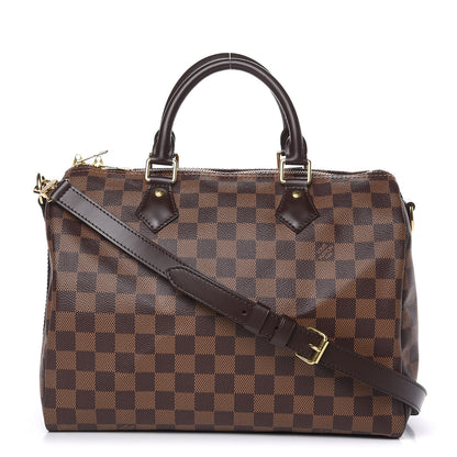 Louis Vuitton Damier Ebene Speedy Bandouliere 30 1 of 10