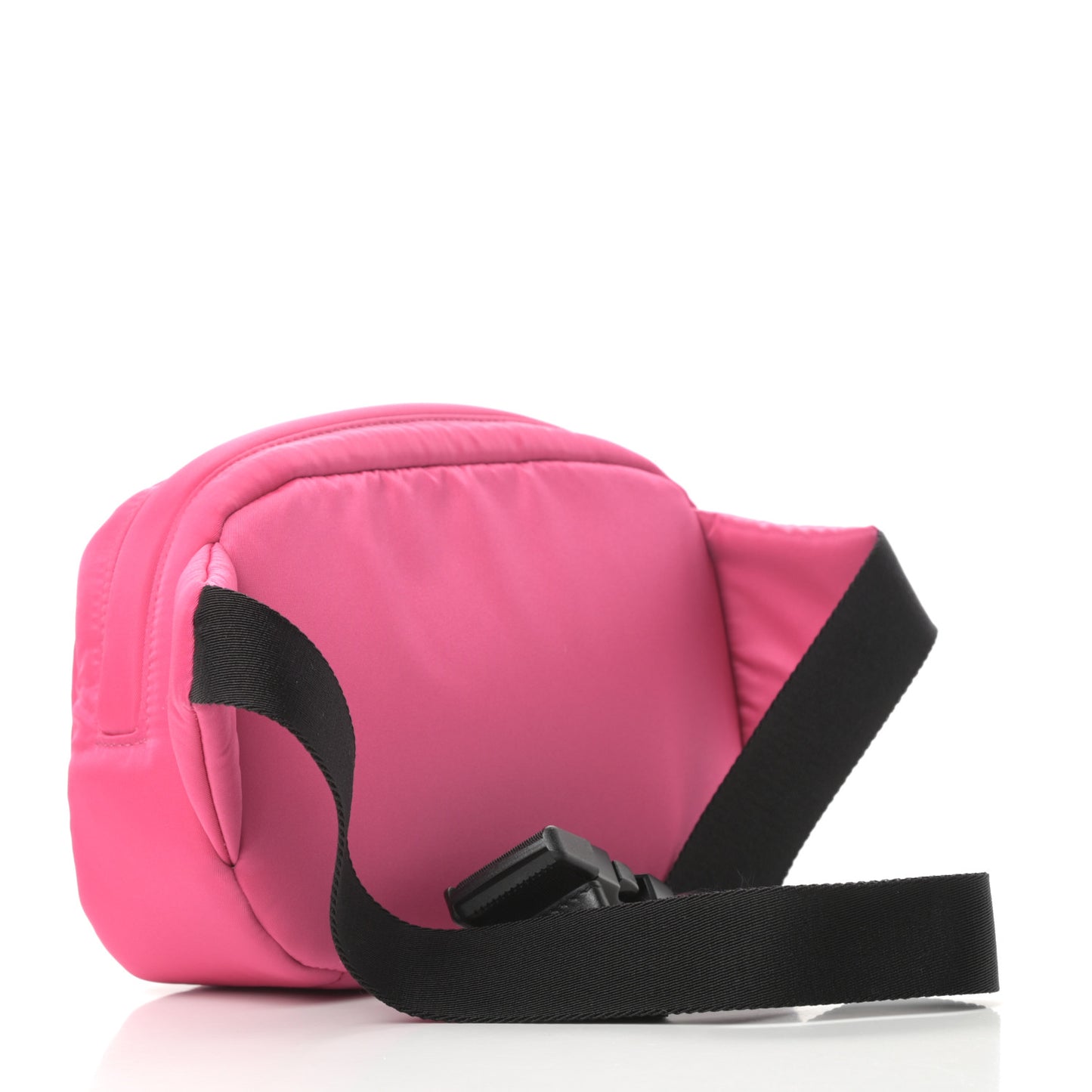 Tessuto Nylon Soft Padded Belt Bag Fuxia