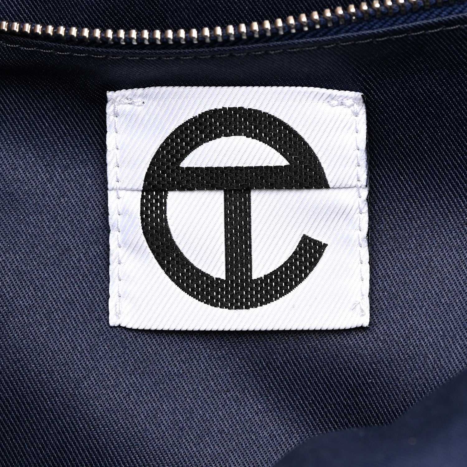 Telfar Vegan Leather Medium Shopping Bag Navy 6 of 11