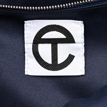 Telfar Vegan Leather Medium Shopping Bag Navy 6 of 11