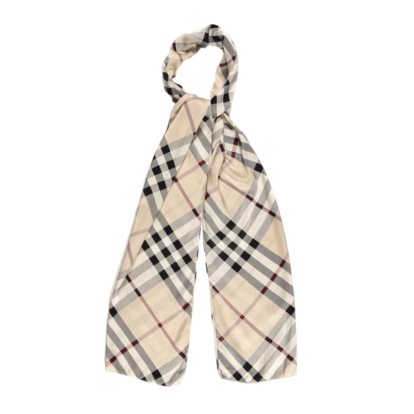 Silk Nova Check Scarf