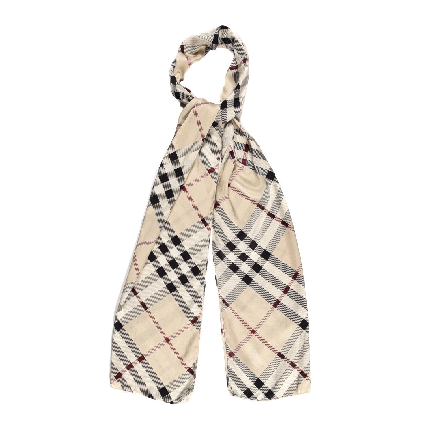 Burberry Silk Nova Check Scarf 1 of 4