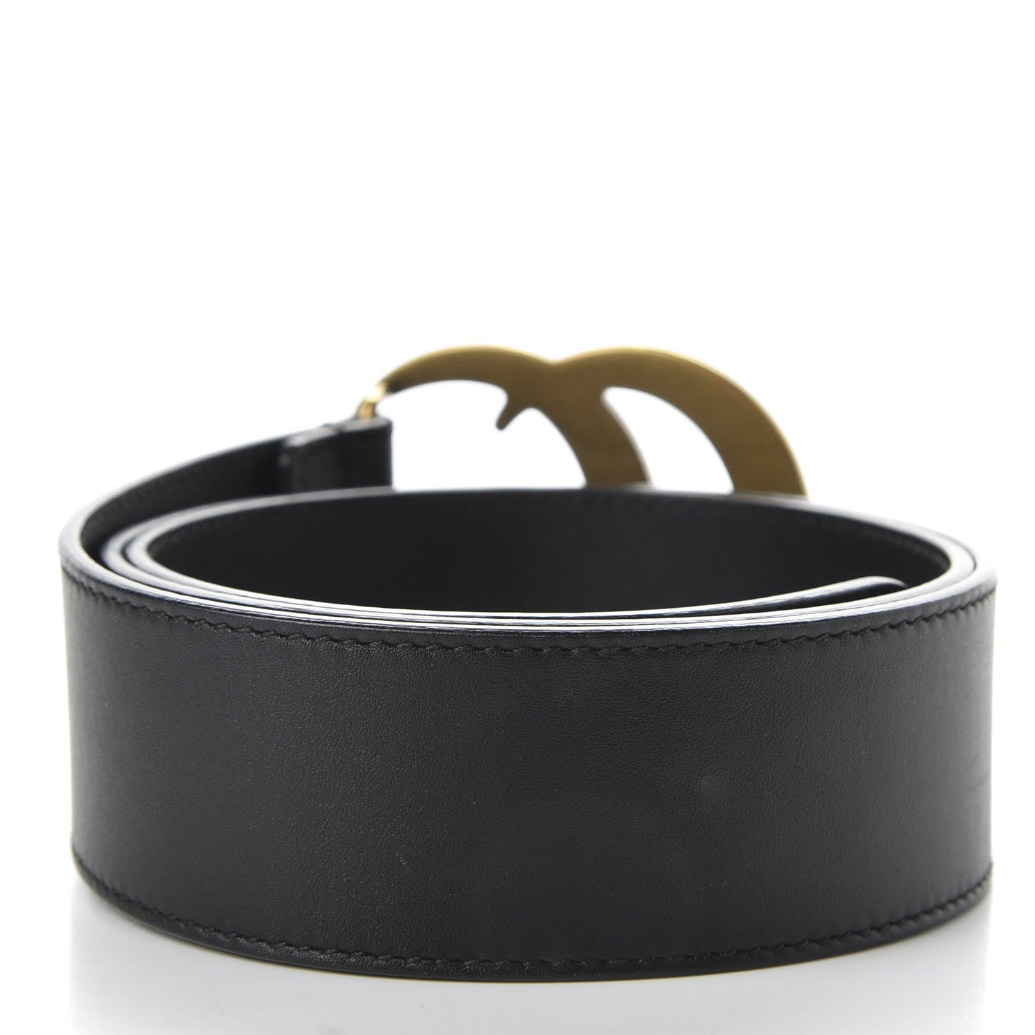 Gucci Calfskin Double G 40mm Belt 80 32 Black 2 of 4