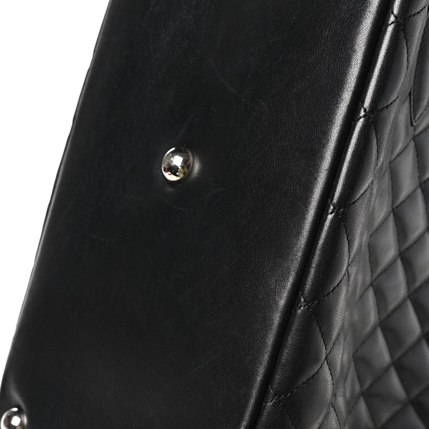 Chanel Calfskin Quilted Large Cambon Tote Black 11 of 11