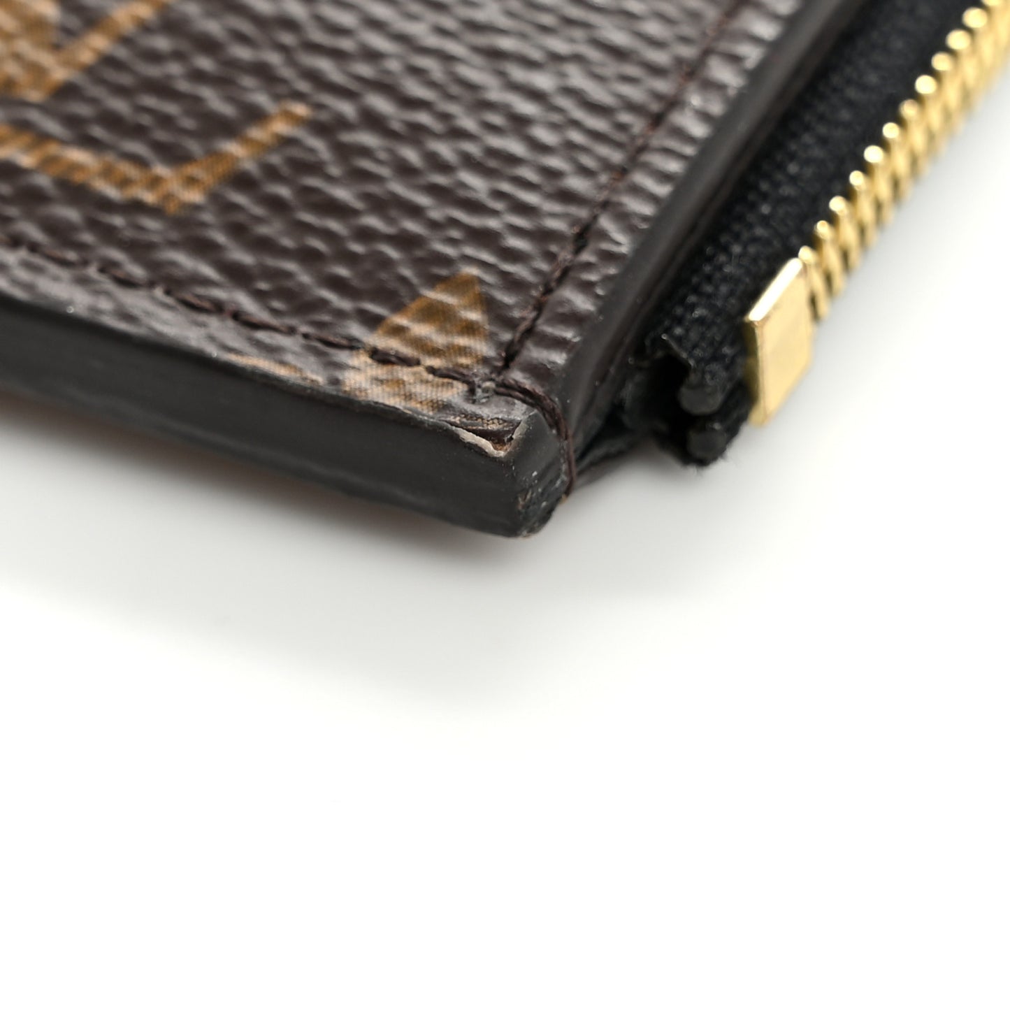 Reverse Monogram Recto Verso Card Holder Brown